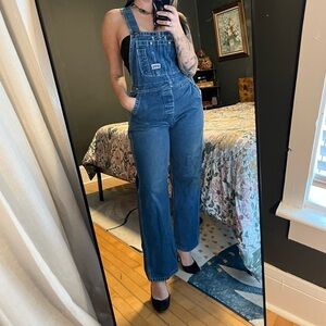 Vintage Blue Denim Overalls